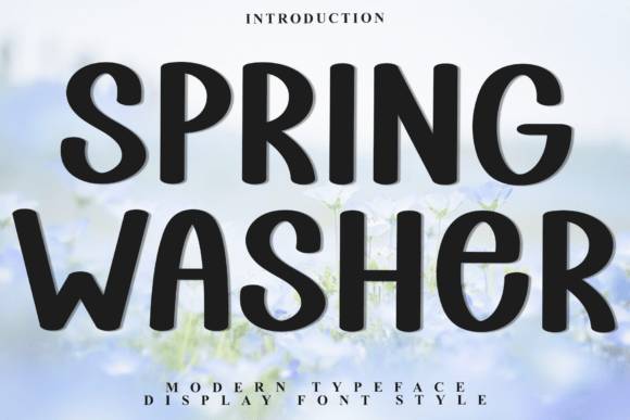 A Spring Washer Font That Makes Holiday Branding Pop