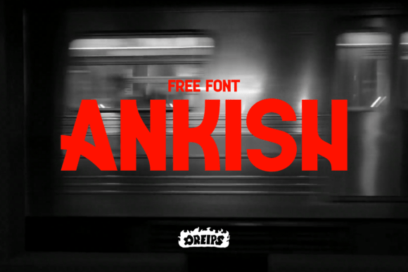Ankish Font: A Futuristic Display Typeface for Digital Marketing