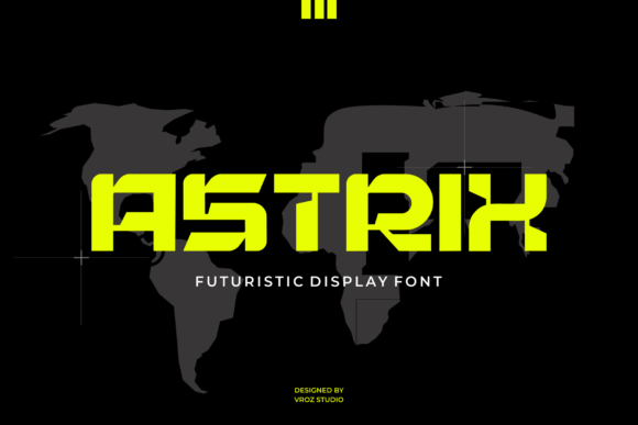 Astrix: A Display Typeface That Cuts Through the Feed