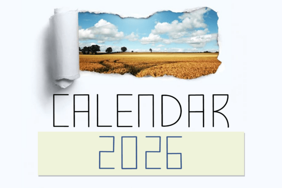 Calendar 2026: A Minimalist Display Font That Cuts Through the Noise