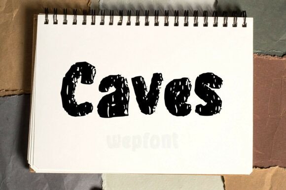 Caves: A Display Font with Quiet, Weathered Grace