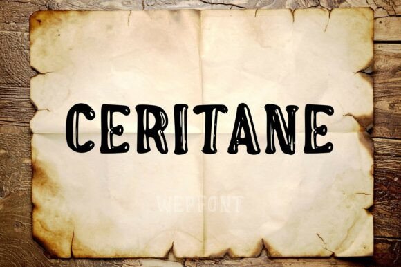 Ceritane: A Display Font for Timeless Editorial Identity