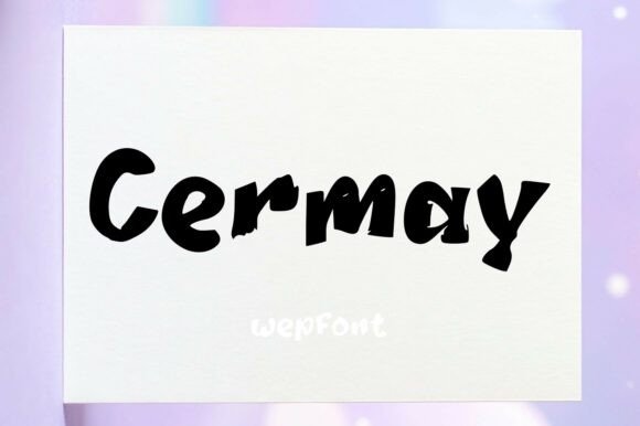 Cermay: A Display Font That Makes Your Headlines Dance