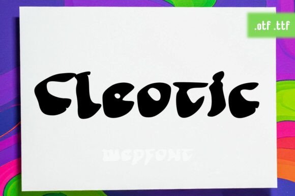 Cleotic: A Bold Display Font for Scroll-Stopping Campaigns