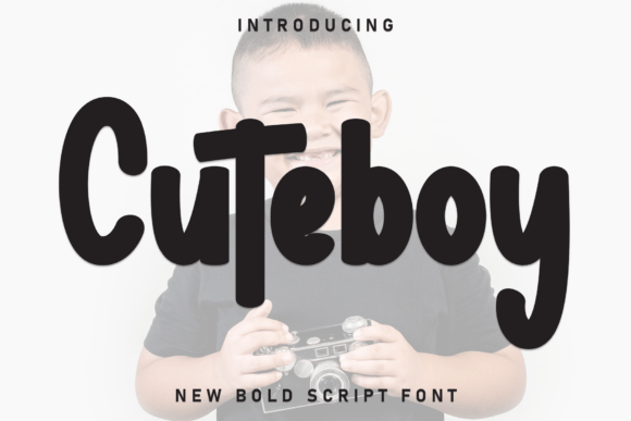 Cuteboy: A Handwritten Display Font That Connects