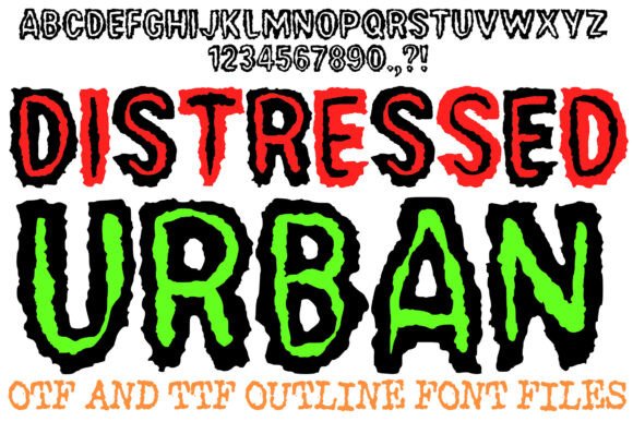 Distressed Urban Font: Raw Edge, Real Brand Impact