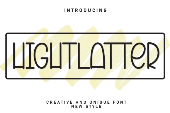 Hightlatter: A Charming Display Font for Editorial Design
