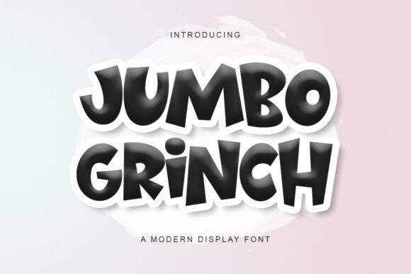 Jumbo Grinch: A Bold Display Font for Scroll-Stopping Campaigns