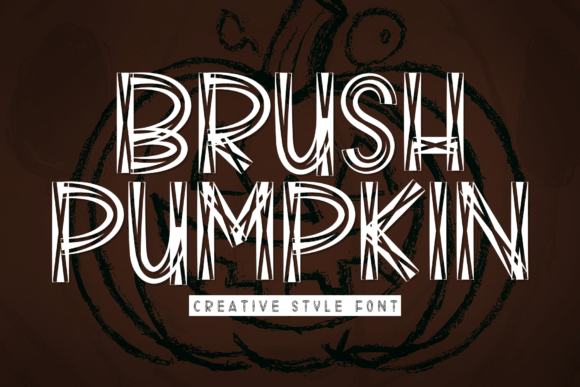 Make Campaigns Pop with the Brush Pumpkin Display Font