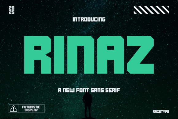 Rinaz: A Bold Geometric Font for Digital Impact