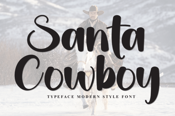 Santa Cowboy Font: Warmth & Character for Branding