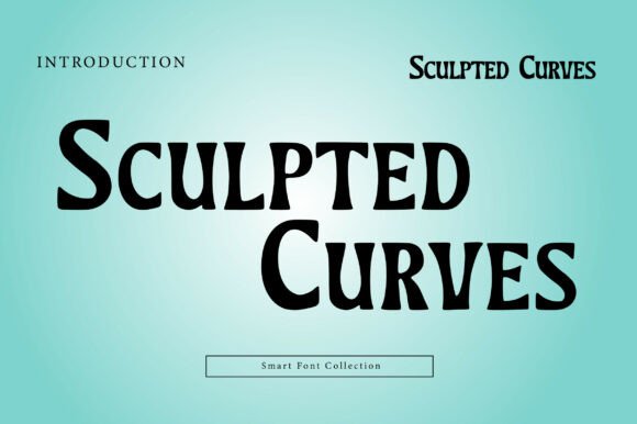 Sculpted Curves: A Display Font That Cuts Through the Feed