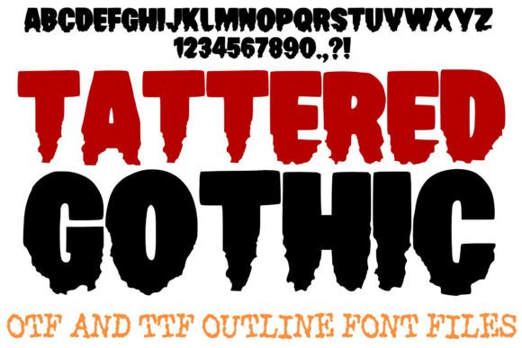 Tattered Gothic Font for Bold, Memorable Branding
