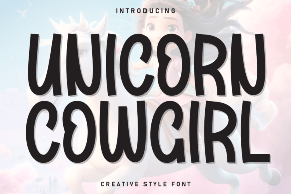 Unicorn Cowgirl: A Handwritten Font for Digital Brands