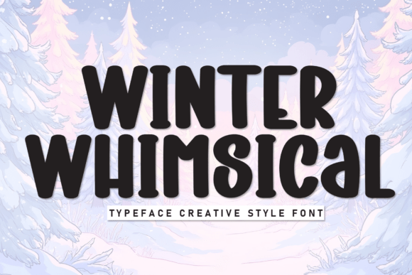 Winter Whimsical: A Playful Display Typeface for Digital Branding