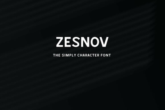 Zesnov: A Display Font That Earns Its Space